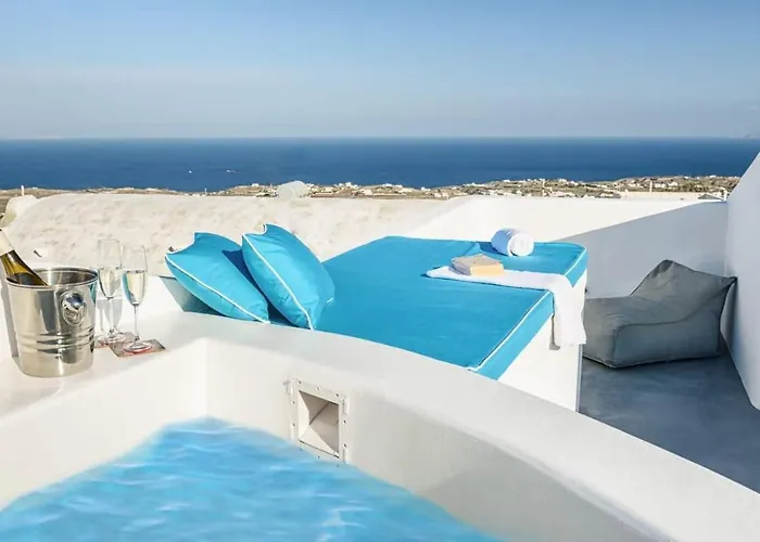 Apartamento Santorini Traditional Apt With Private Hot Tub